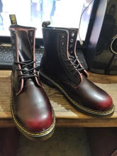 Pasal-Botines de piel auténtica para Mujer, Botas de trabajo, calzado cómodo para Otoño e Invierno