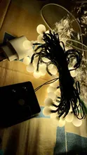 Lighting-Strings Lamp-Chain Christmas Led Outdoor Garden Waterproof Solar Multicolor/warm