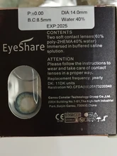 EYESHARE 2 unids/par serie rey lentes de contacto de Color de lente de contacto de Color de ojos
