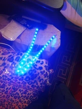 Coche LED tira de decorativo de estilismo de luz ambiental 30CM 15 lámpara SMD LED impermeable Flexible de la atmósfera blanco rojo amarillo azul