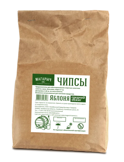 Chips for Apple 300 gram for настоек of home alcohol, vodka, Mercerizing moonshine, distillate on щепе Apple