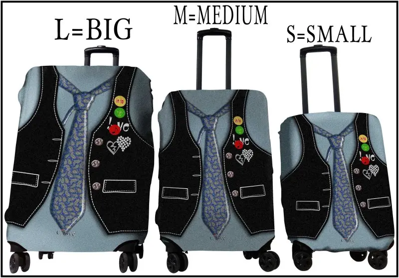 Luggage Cover Suitcase Cover printed Clove 1