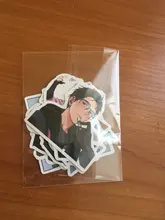 ¡10/50 unids/pack YURI! Pegatinas de grafiti para motocicleta, Pegatinas de Anime para equipaje, portátil, bicicleta, monopatín