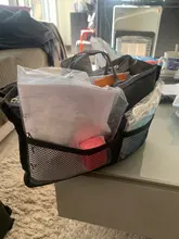 Bolso para cosméticos para mujer, bolsa de maquillaje con doble cremallera, Kit de aseo grande de nailon, organizador de viaje, bolso de mano, monedero