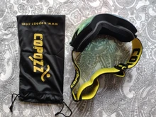 COPOZZ-Gafas de esquí de doble capa para hombre y mujer, máscara de esquí grande antiniebla, UV400, gafas de Snowboard, GOG-201 Pro