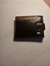 Baellerry-billeteras de diseño de varias telas con cuero para hombre, cartera con monedero corto, tarjetero, cartera triple de marca, bolso de mano tipo monedero