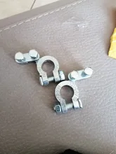 Abrazadera de Cable de Terminal de batería de coche, 2 uds., Terminal de poste rápido, pinzas de conector eléctrico positivo y negativo, accesorio automático