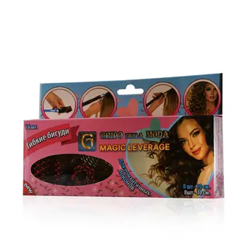 

Spiral curlers Grido della Moda for hair curler 16 PCs (8 PCs-20 cm and 8 PCs-30 cm)