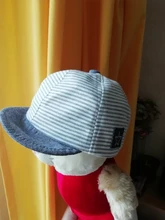 Sombrero Mono para bebé de algodón para verano, gorro Niño a rayas informal, aleros suaves, protección solar, gorros, gorros