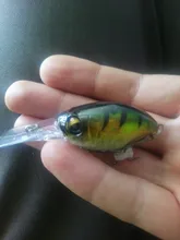 Thritop-señuelo de pesca Crankbait, TP126, pececillo de 75MM, 11G, 6 colores diferentes, Wobblers, 1 metro, aparejos de pesca