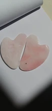 Tablero de Jade Guasha de cuarzo rosa, rascador de piedra Natural, herramientas para terapia de presión corporal, cara, cuello y espalda