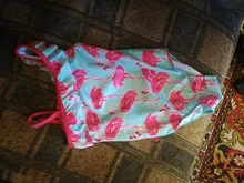 Bañador triangular con estampado de aves para niñas, traje de baño de un hombro, ropa de playa para bebé, Chico, 1-6 años, 2017