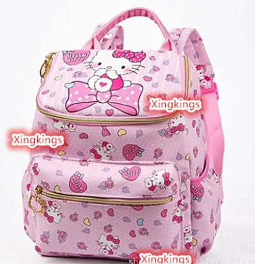 Hello kitty девочка школьная сумка Детский рюкзак сумка XK-3066 - Цвет: A