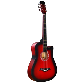 

Ft-d38-rds acoustic guitar, cutout, red sanberst, Fante