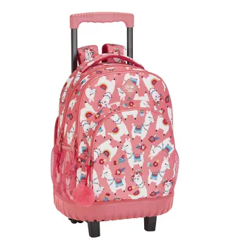 

BACKPACK GDE. C/wheels COMPACT GLOWLAB "LLAMAS"