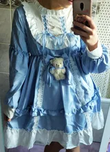 Vestido de encaje estilo Kawaii Lolita para mujer, disfraz japonés, bonito, gótico, para fiesta, renacentista, 2020