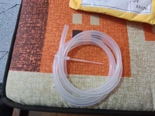 Tubo de silicona de grado alimenticio, manguera de goma Flexible transparente de 2 a 21mm, resistente al calor, para agua potable, 1 metro