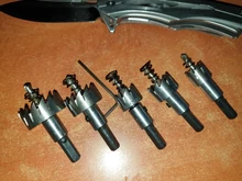 Binoax-Juego de Brocas HSS de Punta de carburo, 5 uds., aleación de Metal y acero inoxidable, 16/18, 5/20/25/30mm, herramientas para carpintería