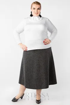 

Turtleneck women artessa plus size stand collar drape.