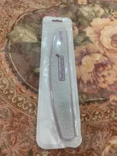 Lima de uñas en forma de media luna, pulidor lavable, lijar y pulir, pedicura, herramientas de arte de uñas, 1 ud.