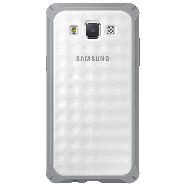 Mobile abdeckung Samsung Galaxy A3 Transparent Grau -