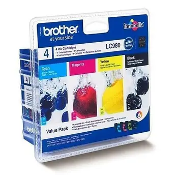 

Brother LC980 Multipack ink Cartridges color...