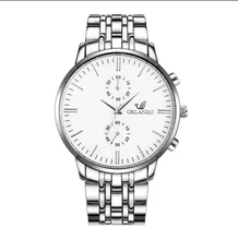 Orlando-Reloj de pulsera de lujo para hombre, de cuarzo, de negocios, informal, a la moda, 2020