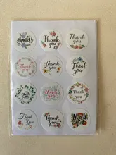Paper Label-Sticker Stationery Envelope-Seal Wrapping-Cards Flower Business-Gift Multifunctional