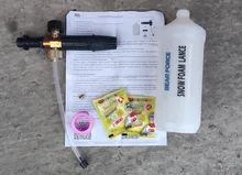 Boquilla de espuma para generador de Karcher K2 K3 K4 K5 K6 K7, arandela de alta presión para coche