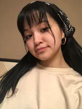 MERISI-flequillo postizo de pelo sintético, 4 colores, extensiones de cabello