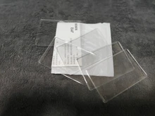 Funda de tarjeta de Pvc transparente impermeable, PROTECTOR DE PLÁSTICO de silicona para tarjetas de identificación, 5 unidades