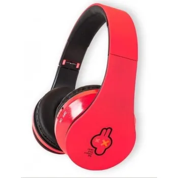 

BLUETOOTH HEADSET WITH MICROPHONE/AUX INPUT./RECHARGEABLE BATTERY RED MARVO