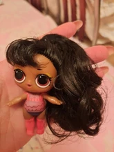 L O L Sorpresa de la serie 5 Hairgoals cambio de Color de 8cm gran hermana pelo muñecas LOL Bhaddie muñeca salpicaduras conjunto niños jugar juguete para regalo