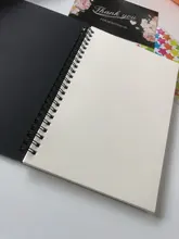Cuaderno de bocetos en espiral, cuaderno de Graffiti para la escuela, tamaño A5 y A6, 100 páginas, cubierta de papel Kraft, página en blanco