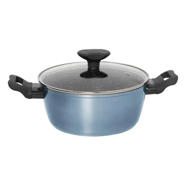 Кастрюля со стеклянной крышкой Quttin Blue