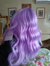 MSIWIGS-Peluca de cabello sintético flequillo lateral para mujer