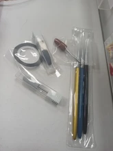 3 unids/set delineador para decoración de uñas pintura bolígrafo 3D consejos de acrílico DIY pinceles para Gel UV dibujo de línea de red manicura herramientas