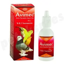 Aviec 10 мл клещей/блох/клещей контроль% 0,1 Ivermectin пятно на каплях для Клетки птиц