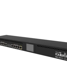 RB3011UiAS-RM 1U стоечный, 10xGigabit Ethernet, для программирования в производственных условиях, USB 3,0, ЖК-дисплей, PoE на порт 10,2x1,4 ГГц Процессор, 1GB Оперативная память, RouterOS L5