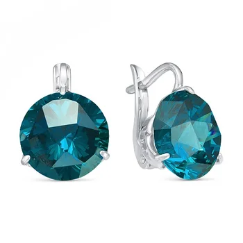 

Earrings made of silver with cubic zirconia