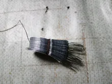 50 Uds arco alambre enhebrador de aguja de punto de inserción de hilo para coser a mano herramienta