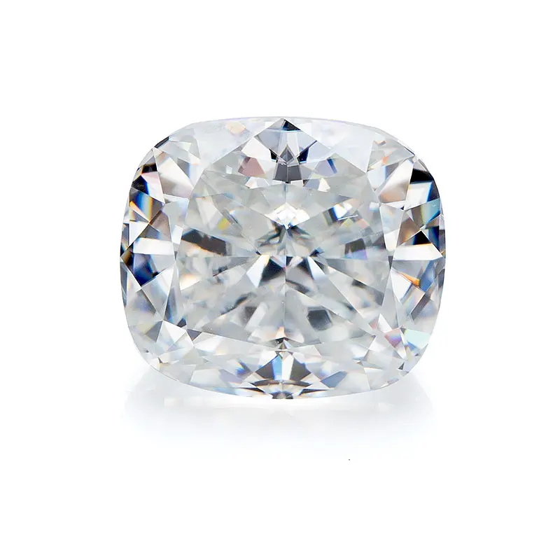 

7.5x9.5mm D VVS1 Crushed Ice Cushion Cut Loose Gemstone GRA Moissanite Factory Supplier Pass Moissanite Tester