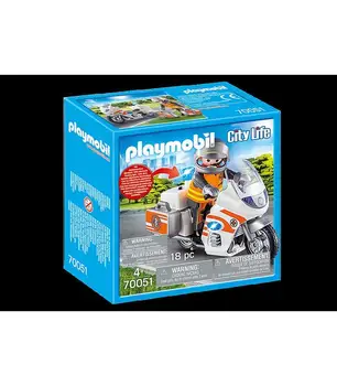 

Playmobil 70051 Motorbike Emergency Toy Store