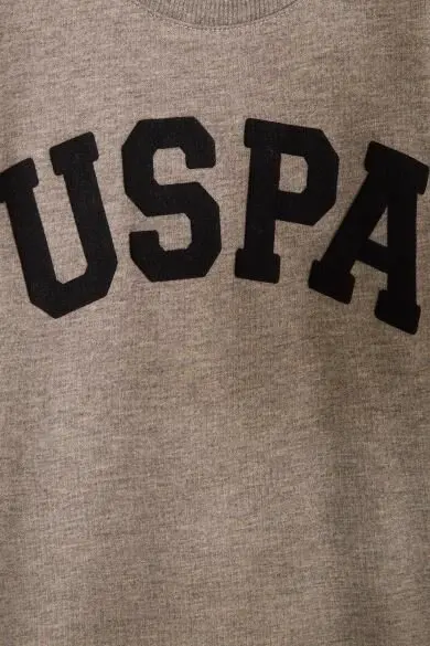 Серый Uss. POLO ASSN. Простая Толстовка - Цвет: Серый