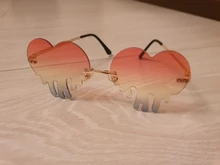 Steampunk Sunglasses Driver-Goggles Tears-Shape Heart Vintage Women Fashion Eyewear Love
