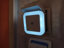 Led-Night-Light Corridor-Lamp Eu-Us-Plug Bedroom Wireless-Sensor Mini for Baby Square