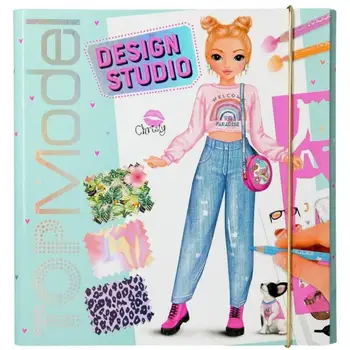 

TOP MODEL, design set, folder create your model, top MODEL notebooks, sketchbook, coloring books, coloring book