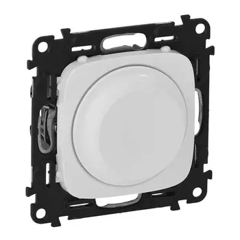 

Mechanism светорегулятора universal Valena allure with swivel handle 300 W without neutral from faces. White leg 752760 panel