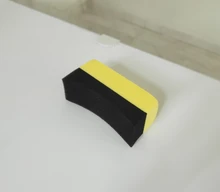 Almohadillas aplicadoras de contorno de neumático, esponja de cera de pulido de Color brillante, 270E, 6 uds.