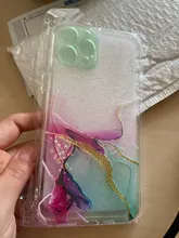 Funda de teléfono con pintura de acuarela para IPhone, carcasa transparente a prueba de golpes para IPhone 12, 11 Pro, X, XR, Max, 8, 7 Plus, XS Max